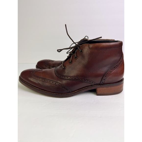 Cole Haan Liam Chukka II Wingtip Leather Ankle Boots Brown Men’s 9.5 C11053 main image 9